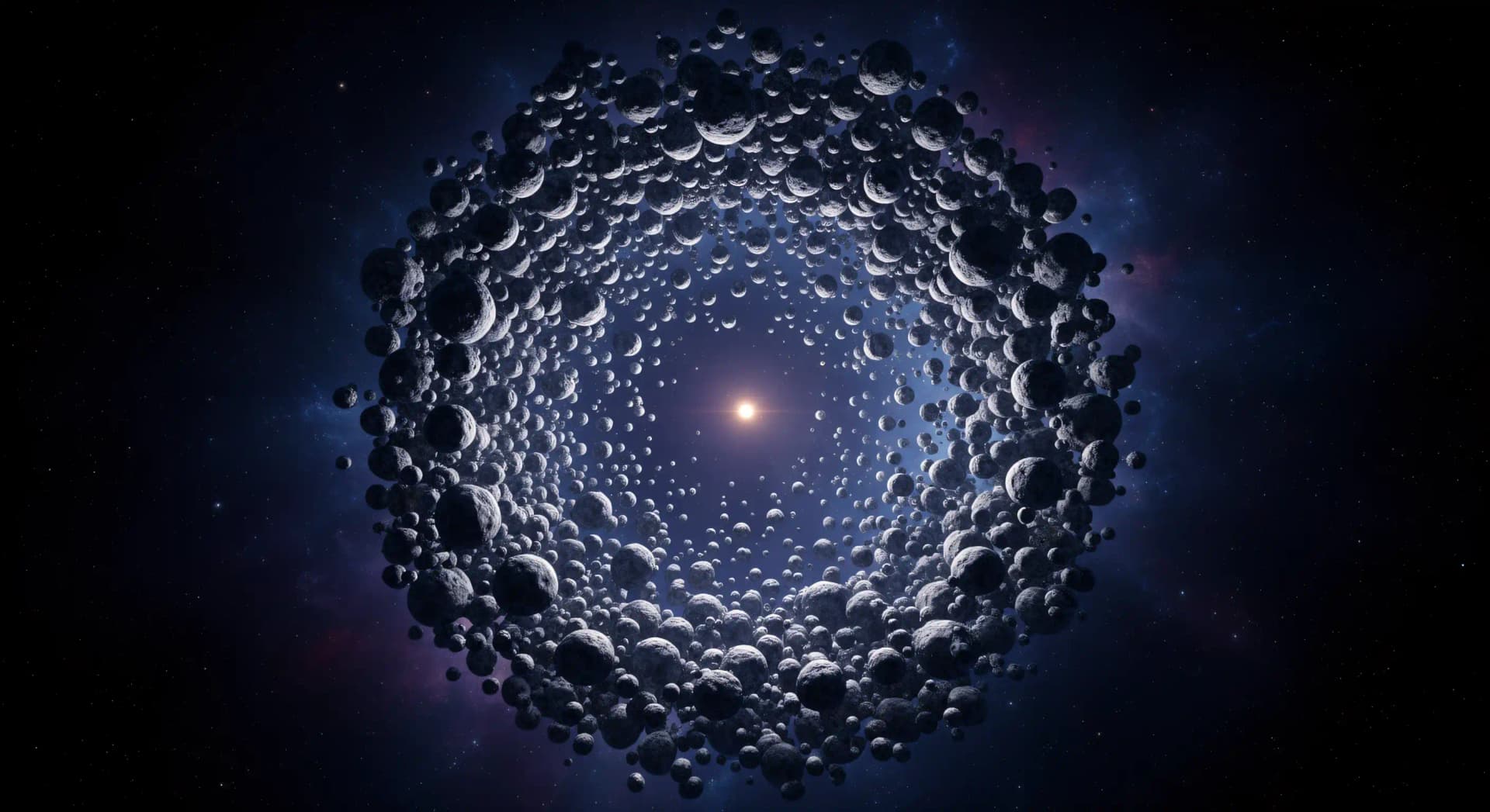 Nuage d'Oort : la réserve de comètes jamais observée