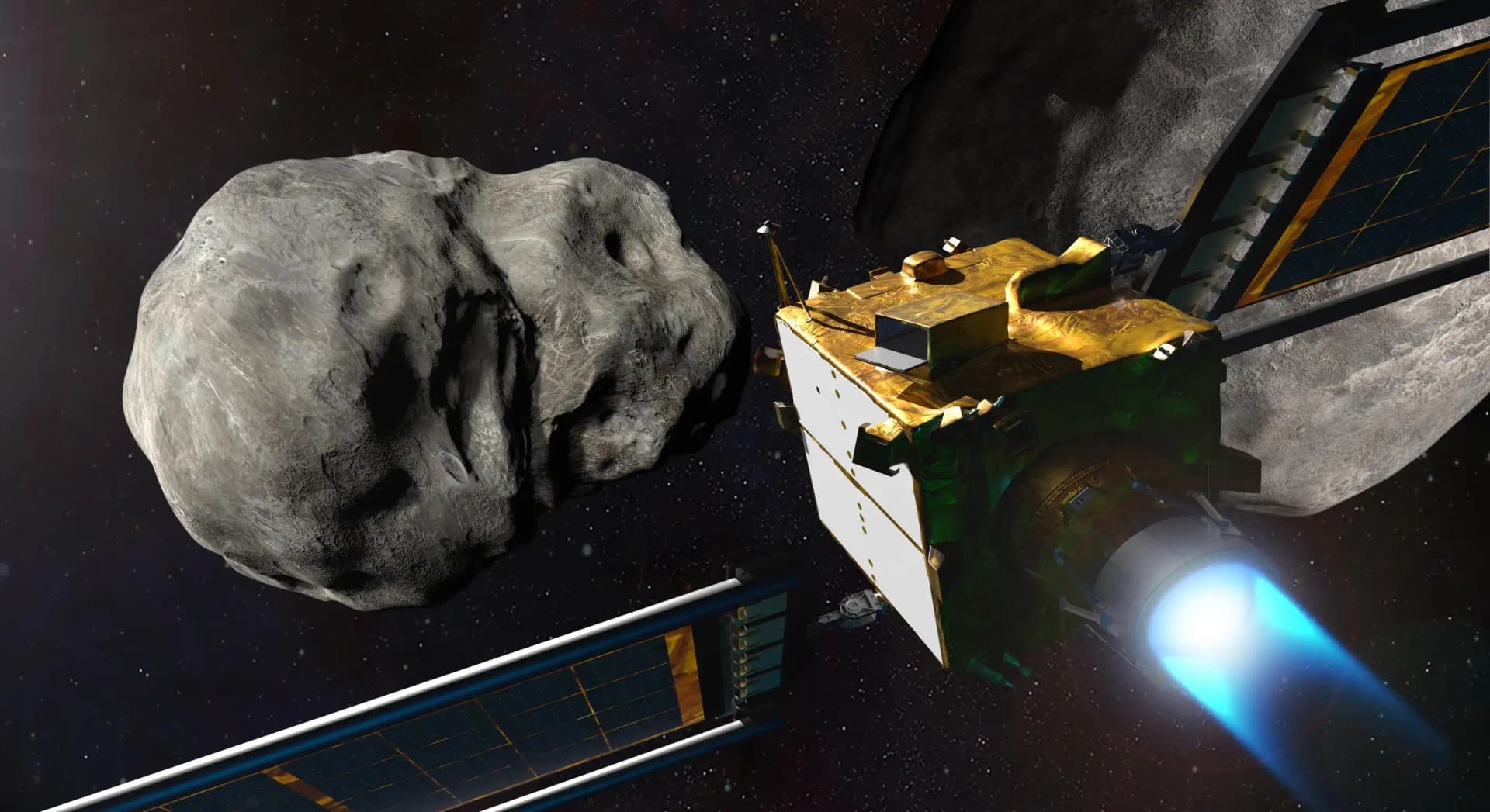 Hera inspecte le cratère de Dimorphos après l'impact DART